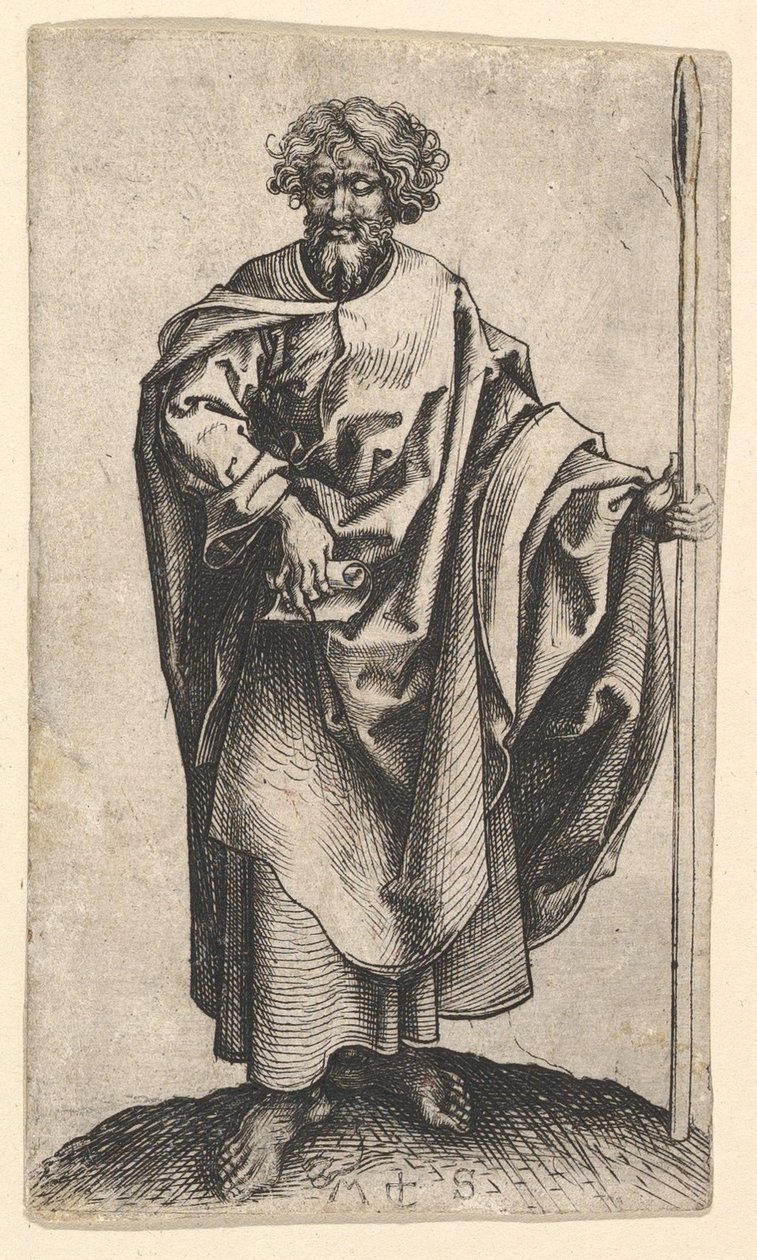 St. Thomas, ca. 1435-1491. av Martin Schongauer