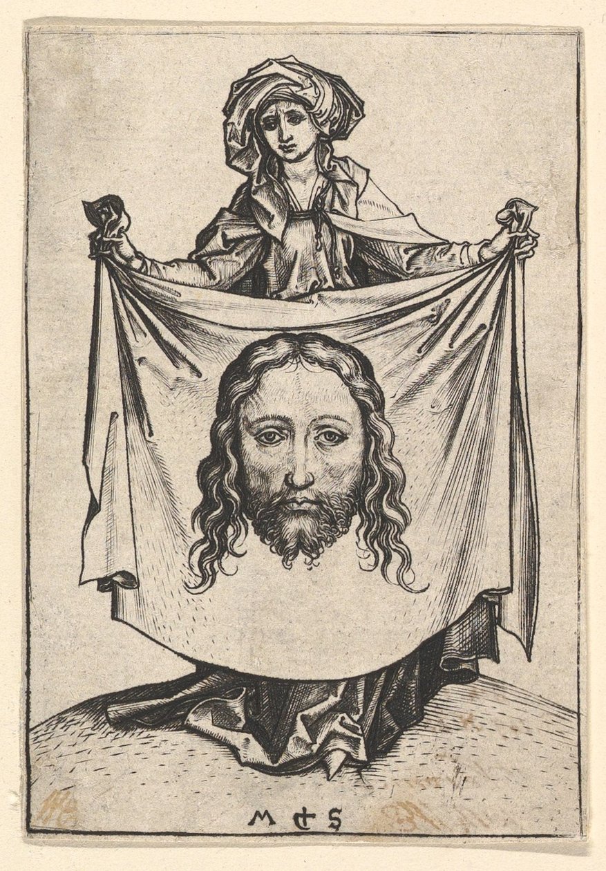St. Veronica, ca. 1435-1491. av Martin Schongauer