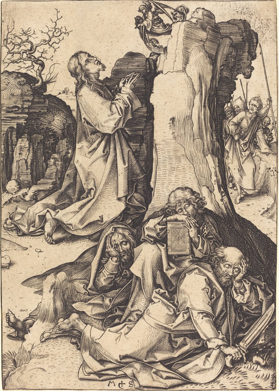 Kvalen i hagen av Martin Schongauer