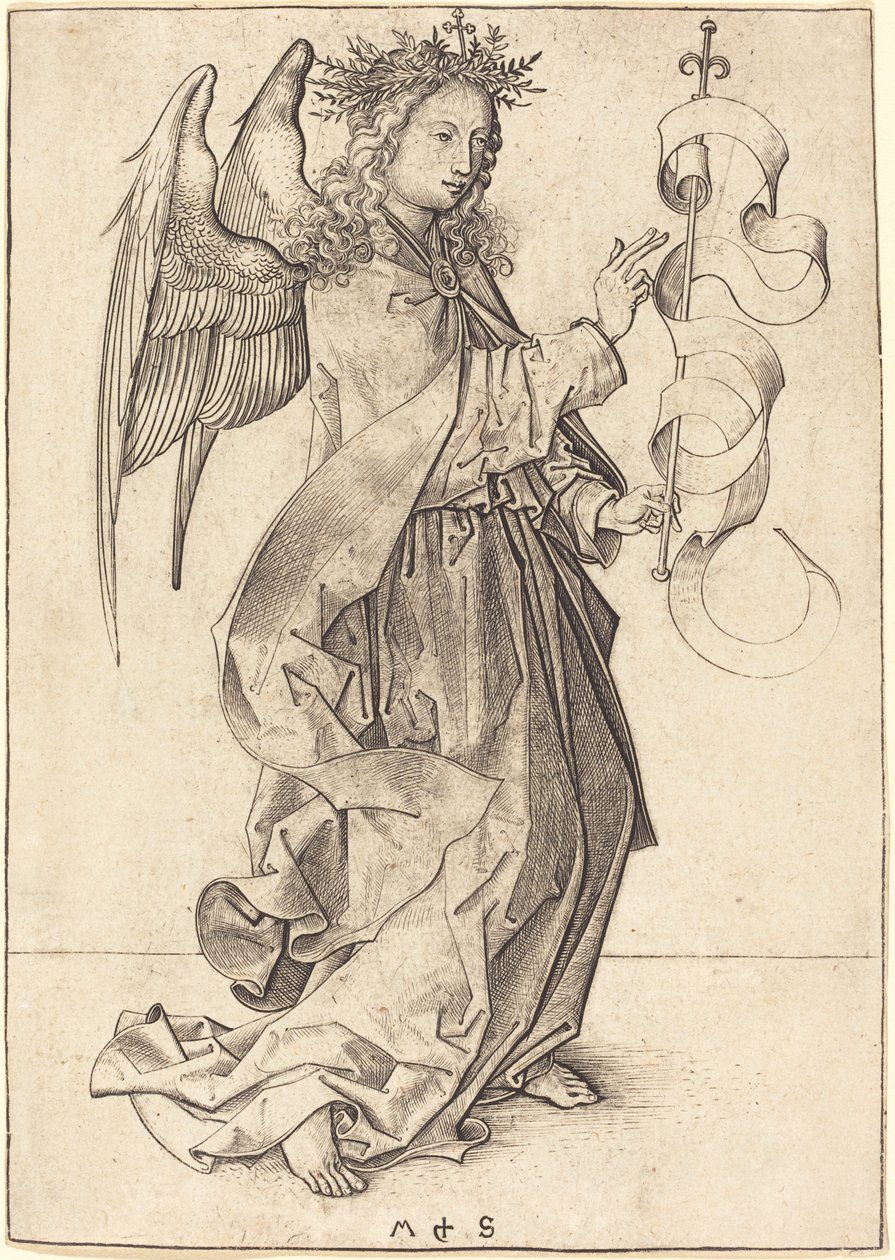 Erkeengelen Gabriel av Martin Schongauer