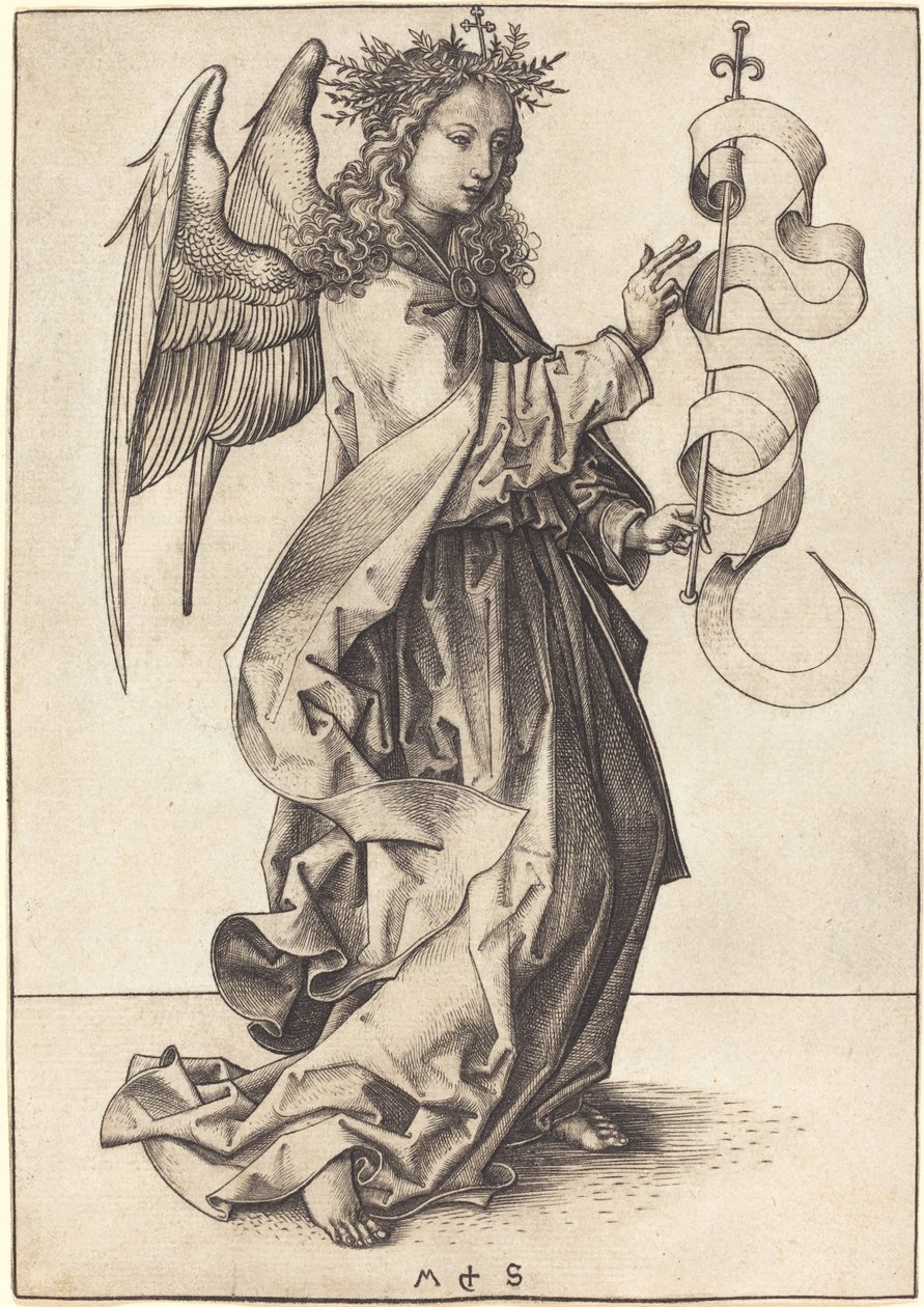 Erkeengelen Gabriel av Martin Schongauer