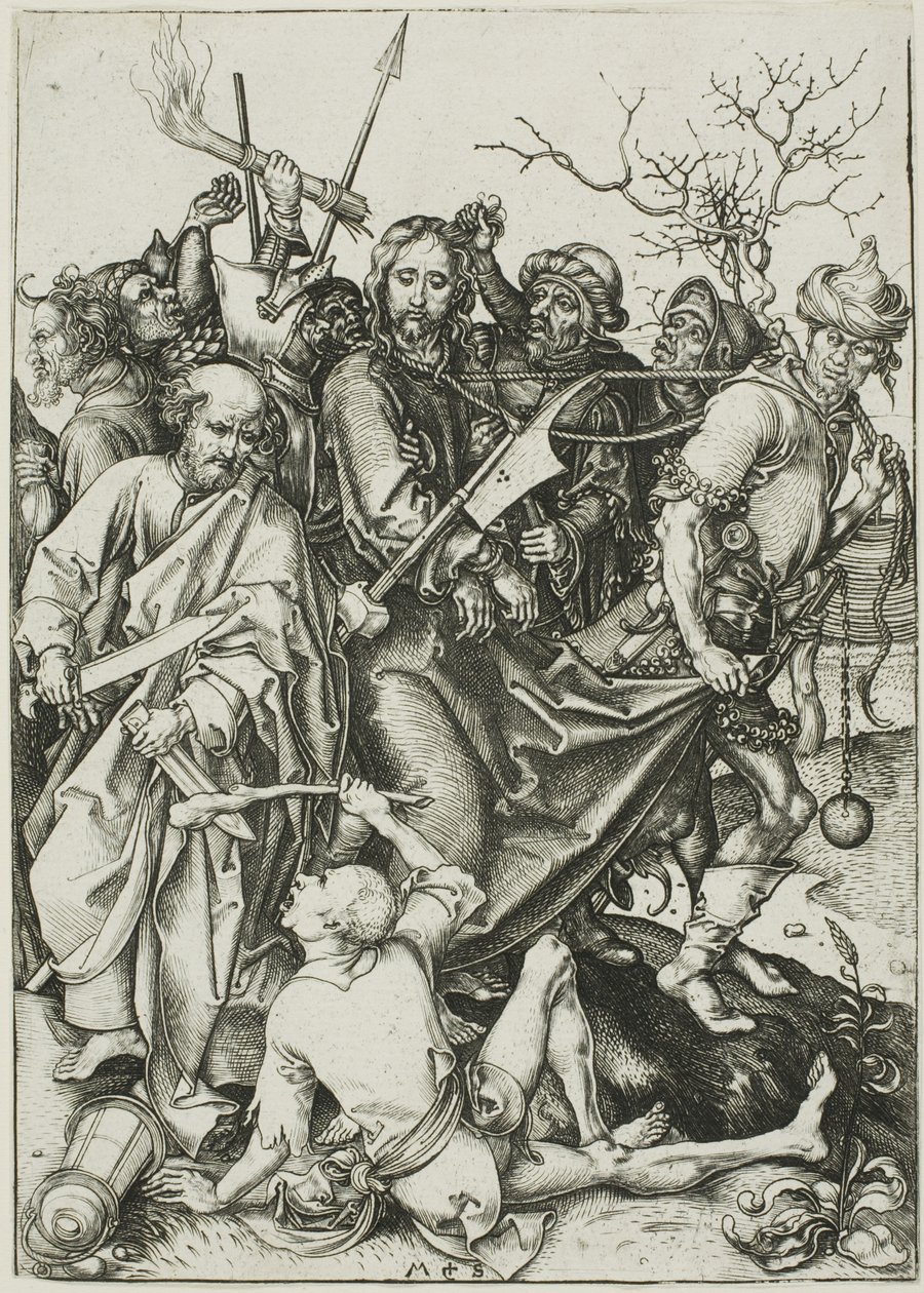 Kristi svik, fra The Passion av Martin Schongauer