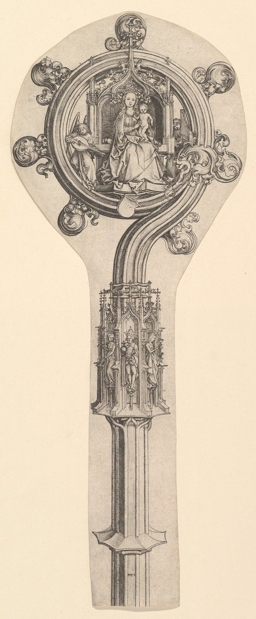 The Crozier, ca. 1435-1491. av Martin Schongauer