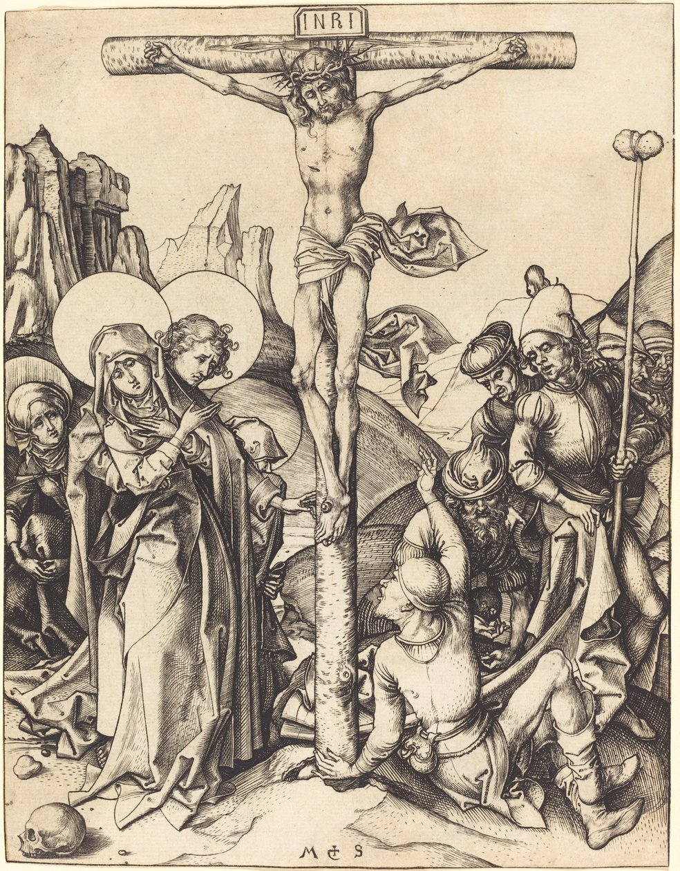 Korsfestelsen av Martin Schongauer