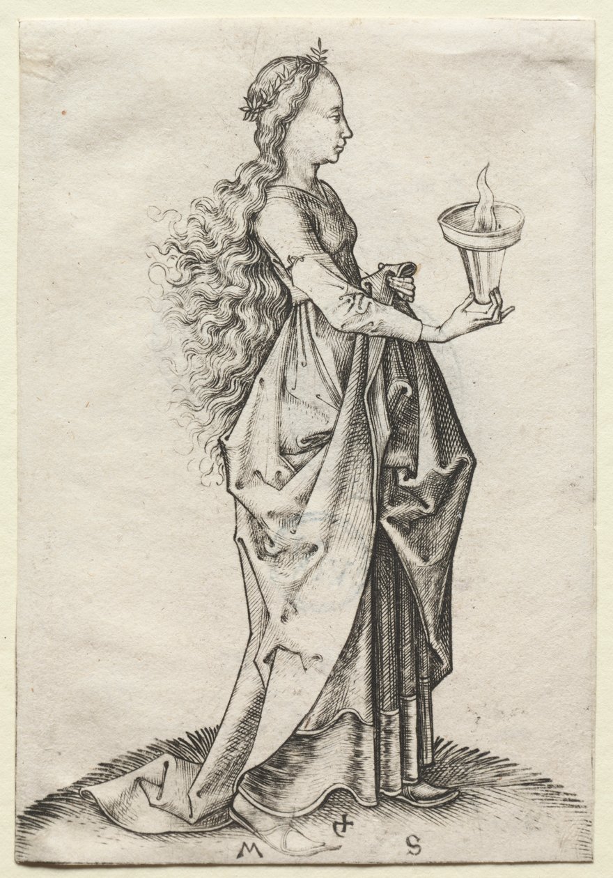 Den femte vise jomfru av Martin Schongauer