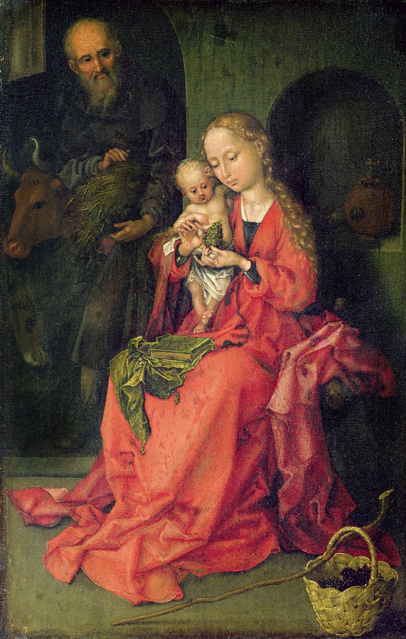 Den hellige familie, ca. 1480-90 av Martin Schongauer