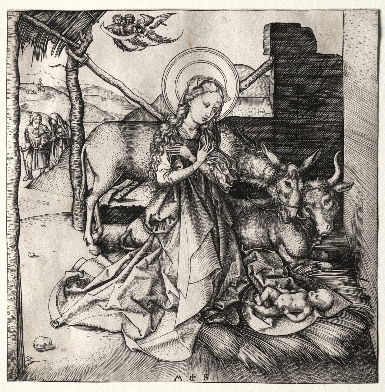 The Life of Christ: The Nativity, ca. 1480-1490. av Martin Schongauer