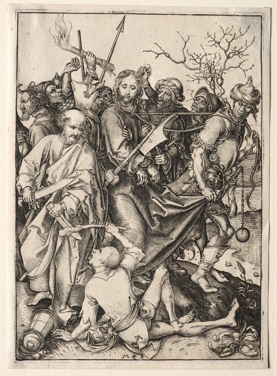The Passion: Kristus tatt til fange av Martin Schongauer