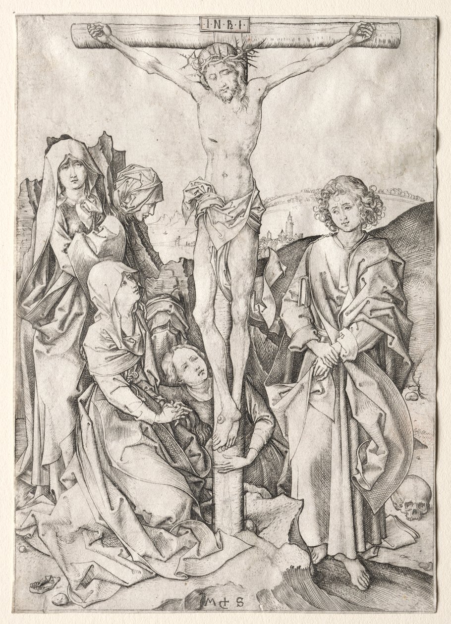 Lidenskapen: Kristus på korset av Martin Schongauer
