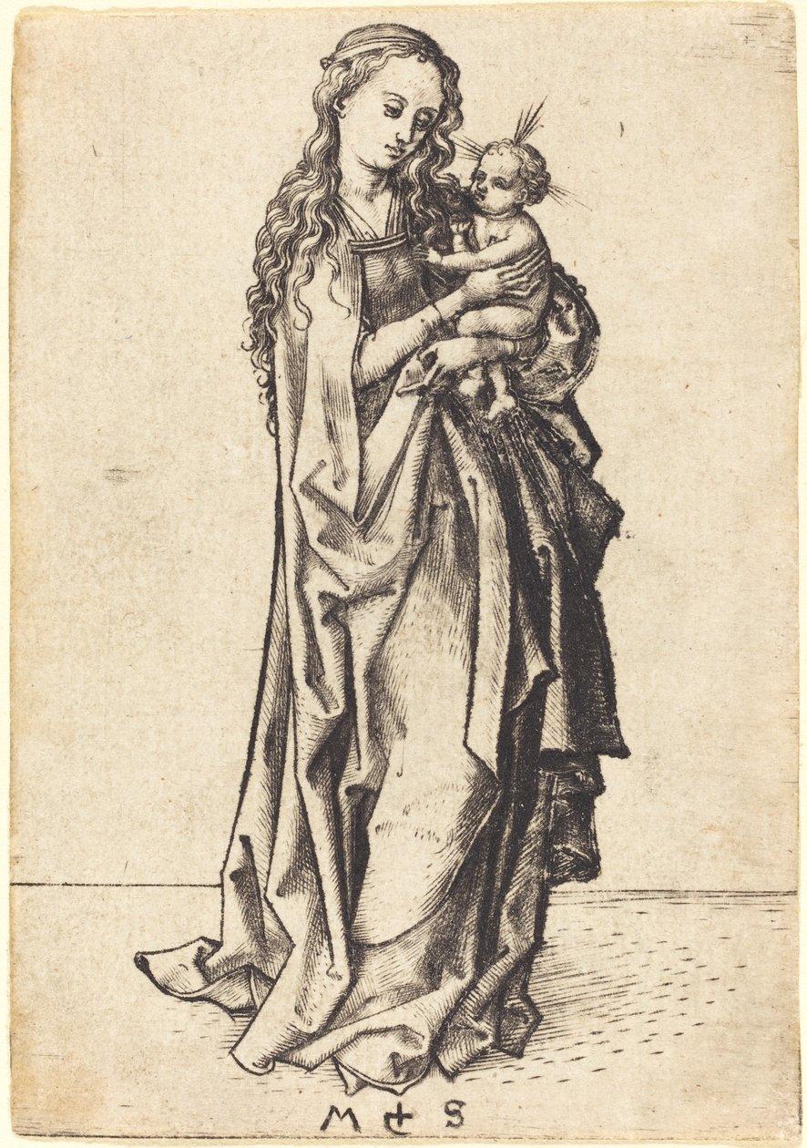 Den lille madonnaen og barnet av Martin Schongauer