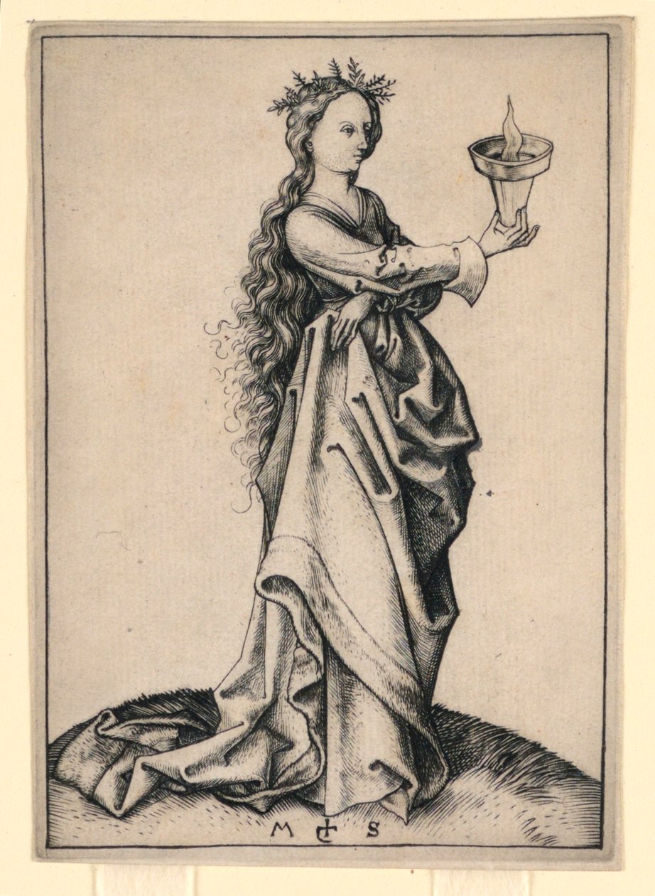 Den tredje vise jomfru av Martin Schongauer
