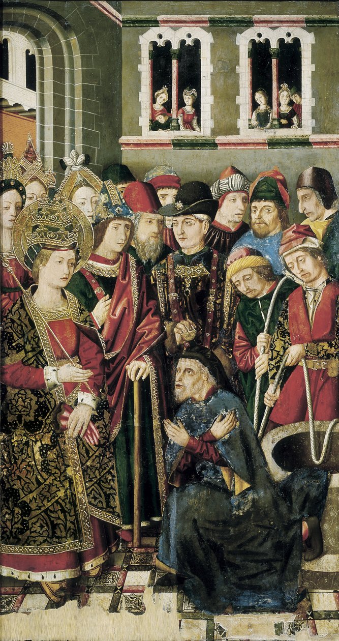 Saint Helene spør jøden Judas hvor det sanne korset er av Martín Bernat and Miguel Jiménez