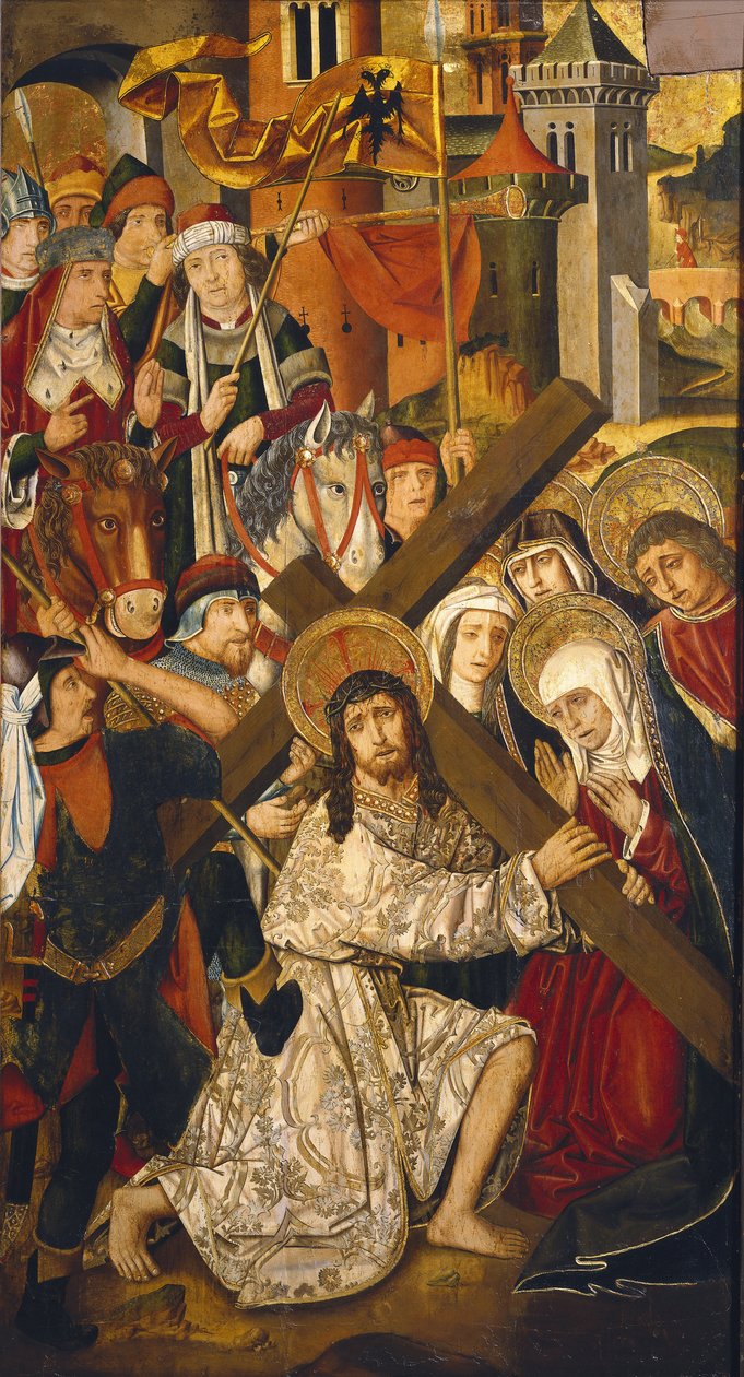 Veien til Golgata (detalj) av Martin & Ximenez Miguel (fl.1466 1505) Bernat