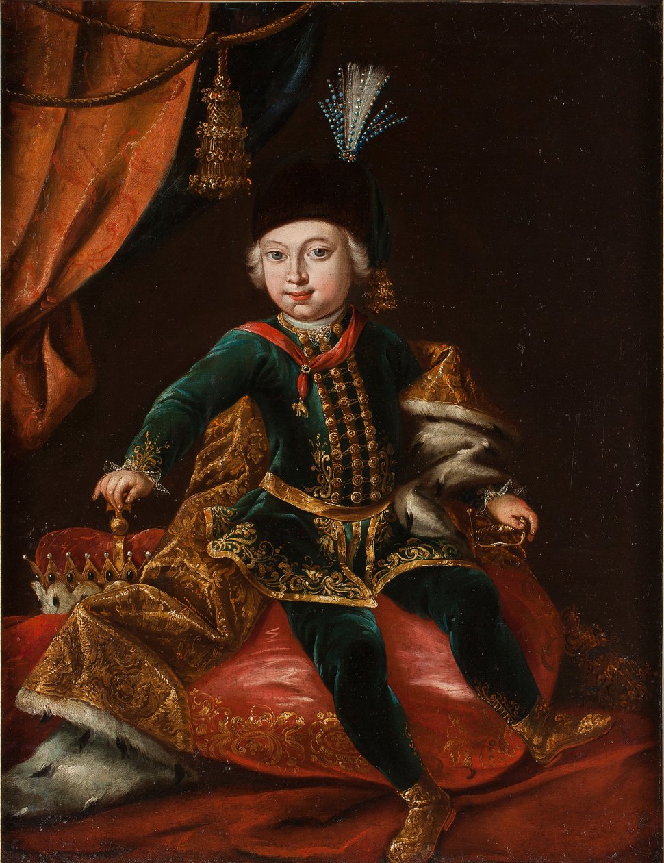 Portrett av keiser Joseph II 1741-1790 som barn av Martin van Meytens the Younger