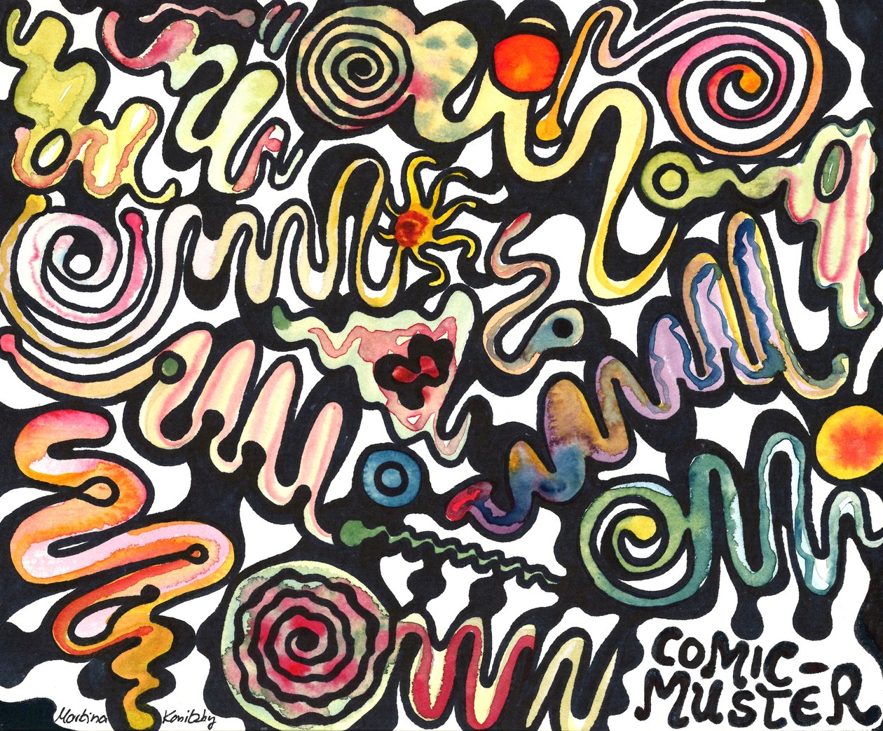 Comic-Muster av Martina Konitzky
