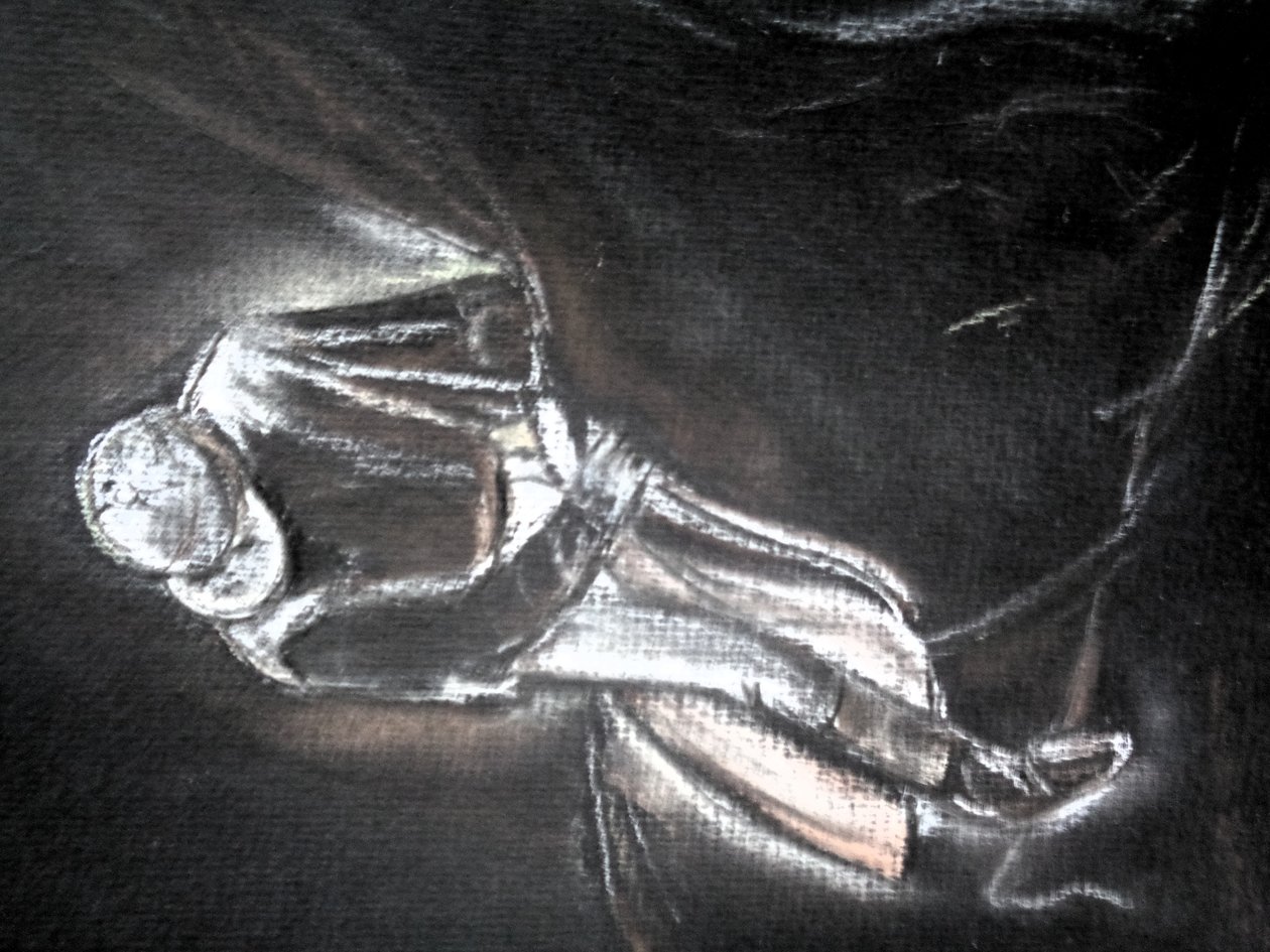 Studie etter Degas - Homage av Martina Konitzky