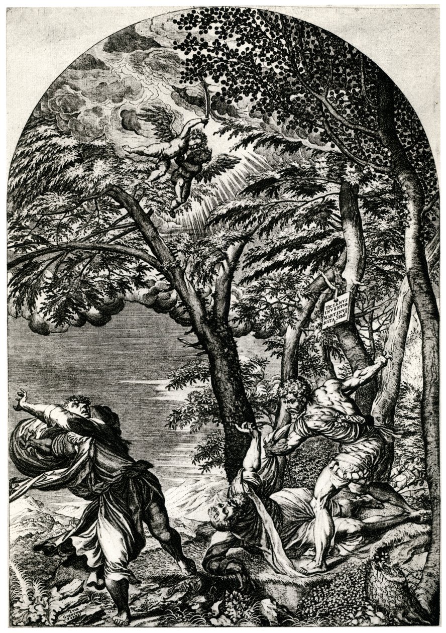 Martyrium of St Peter Martyr, 1500-tallet, 1937 av Martino Rota