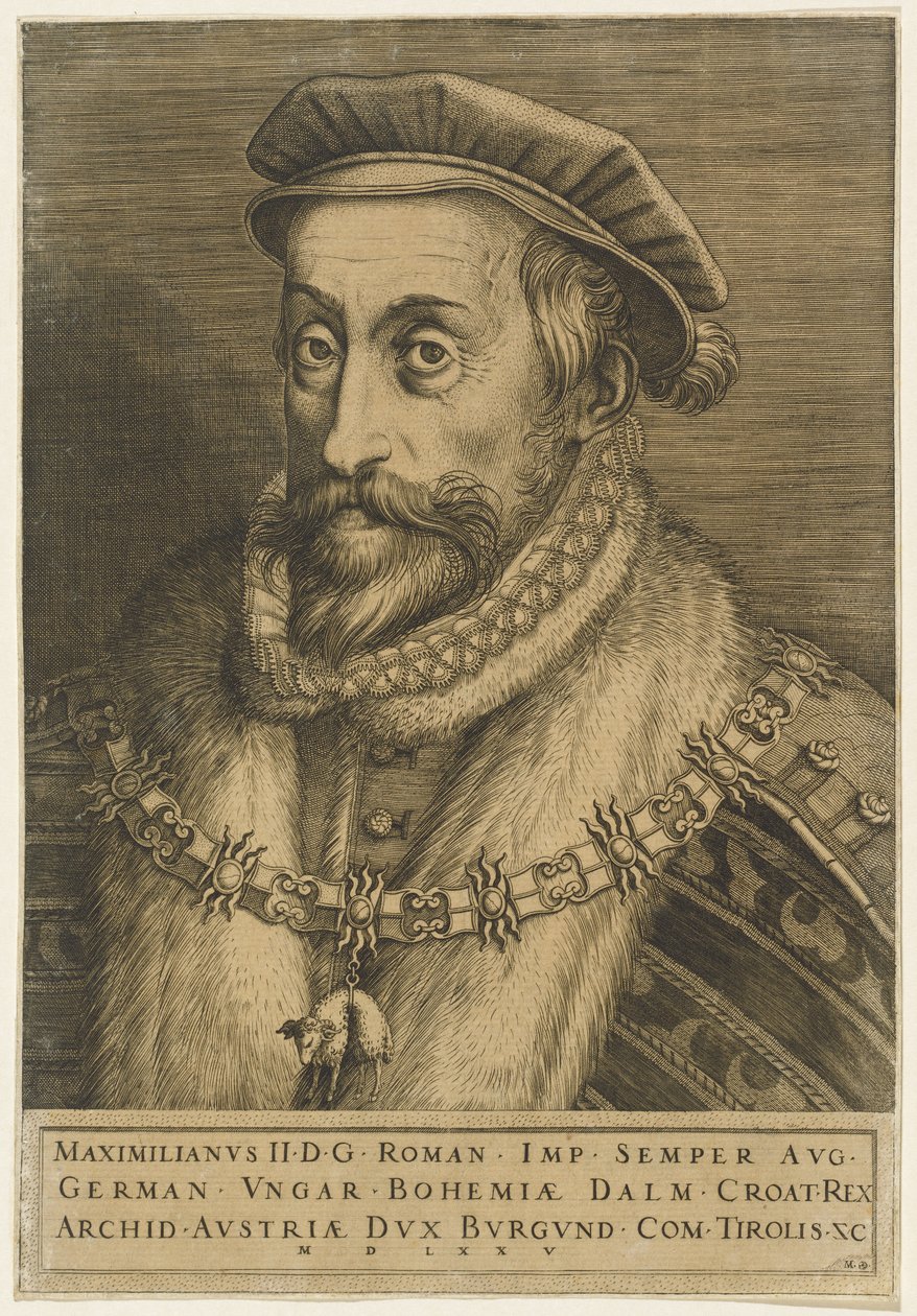 Maximilian II, romersk keiser av Martino Rota