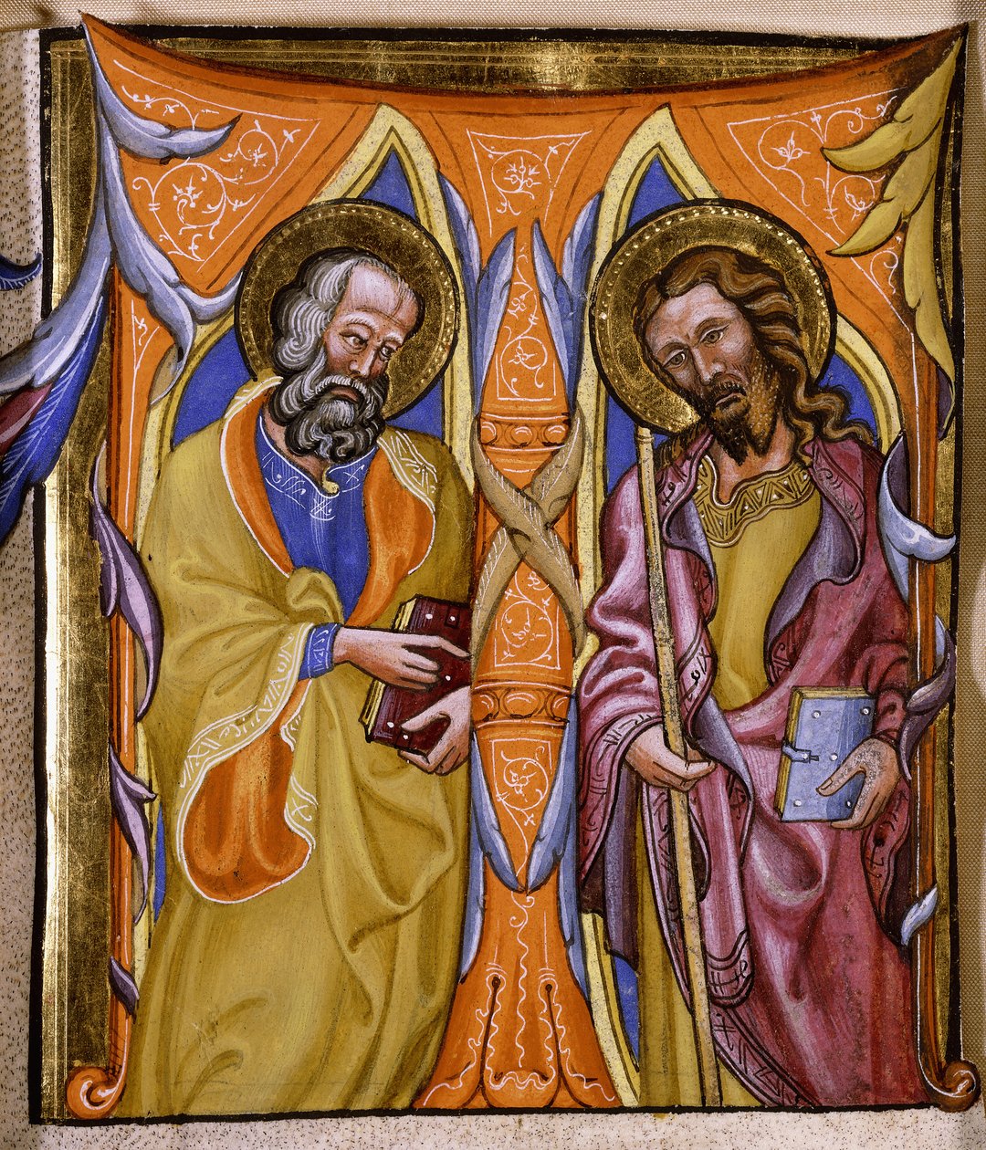 De hellige Filip og Jakob, ca. 1400 av Martino de Bartolomeo