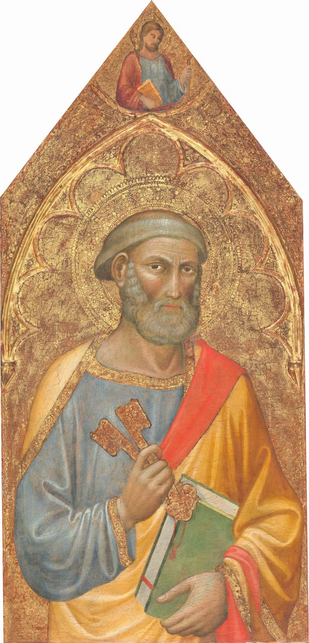 Saint Peter, med Saint James Major [venstre panel] av Martino di Bartolomeo