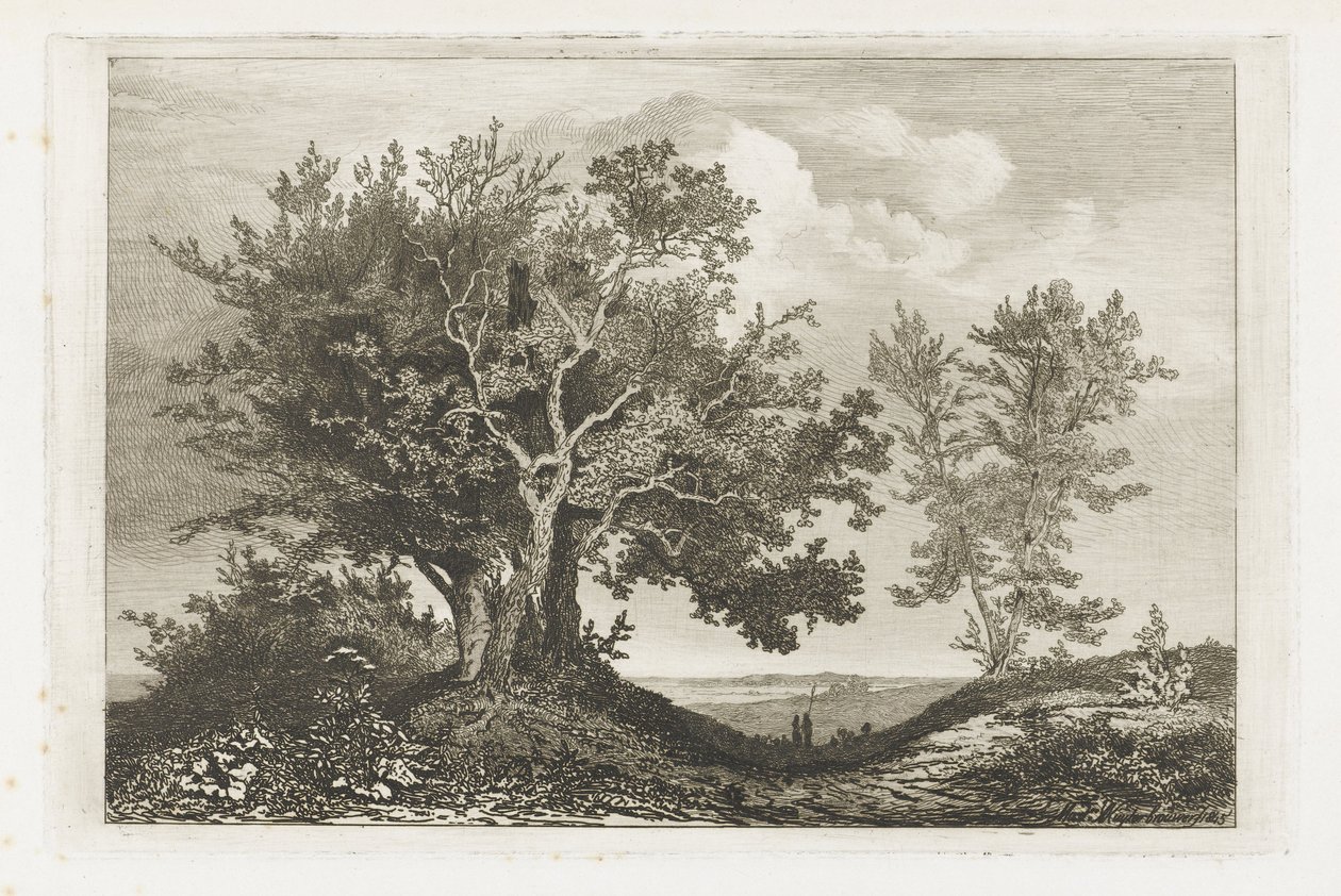 Landevei mellom de to trærne av Martinus Antonius Kuytenbrouwer jr.