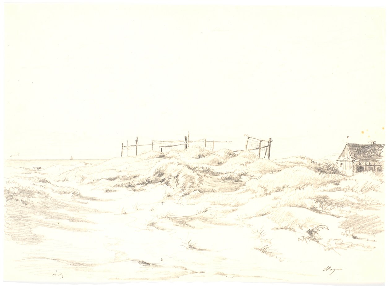 Dynelandskap, Skagen av Martinus Rørbye