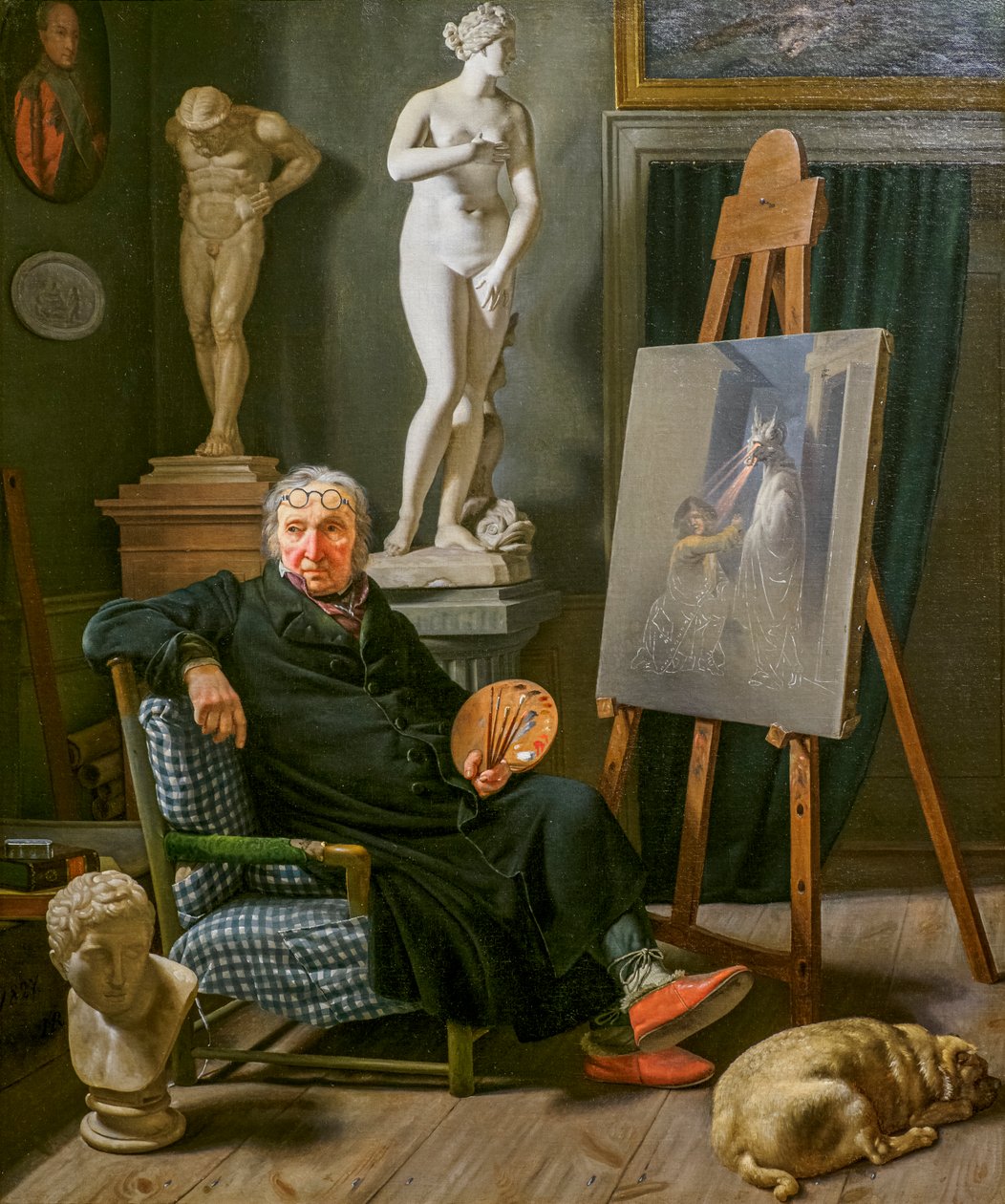 Maleren Christian August Lorentzen av Martinus Rorbye