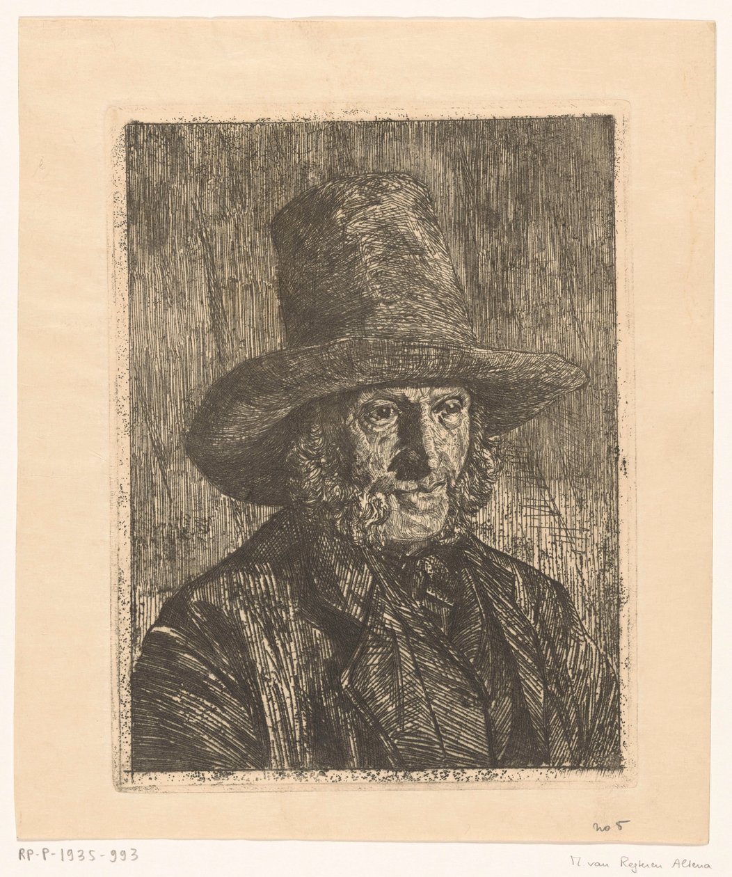 Portrett av en ukjent mann av Martinus van Regteren Altena