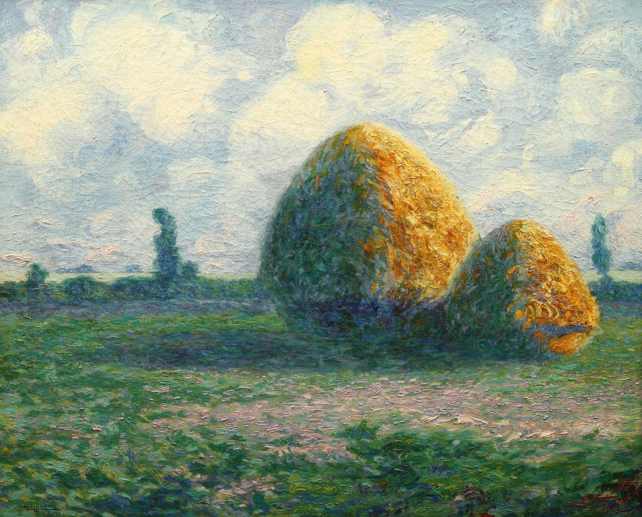 Las parvas (dagens pampas) av Martín Malharro