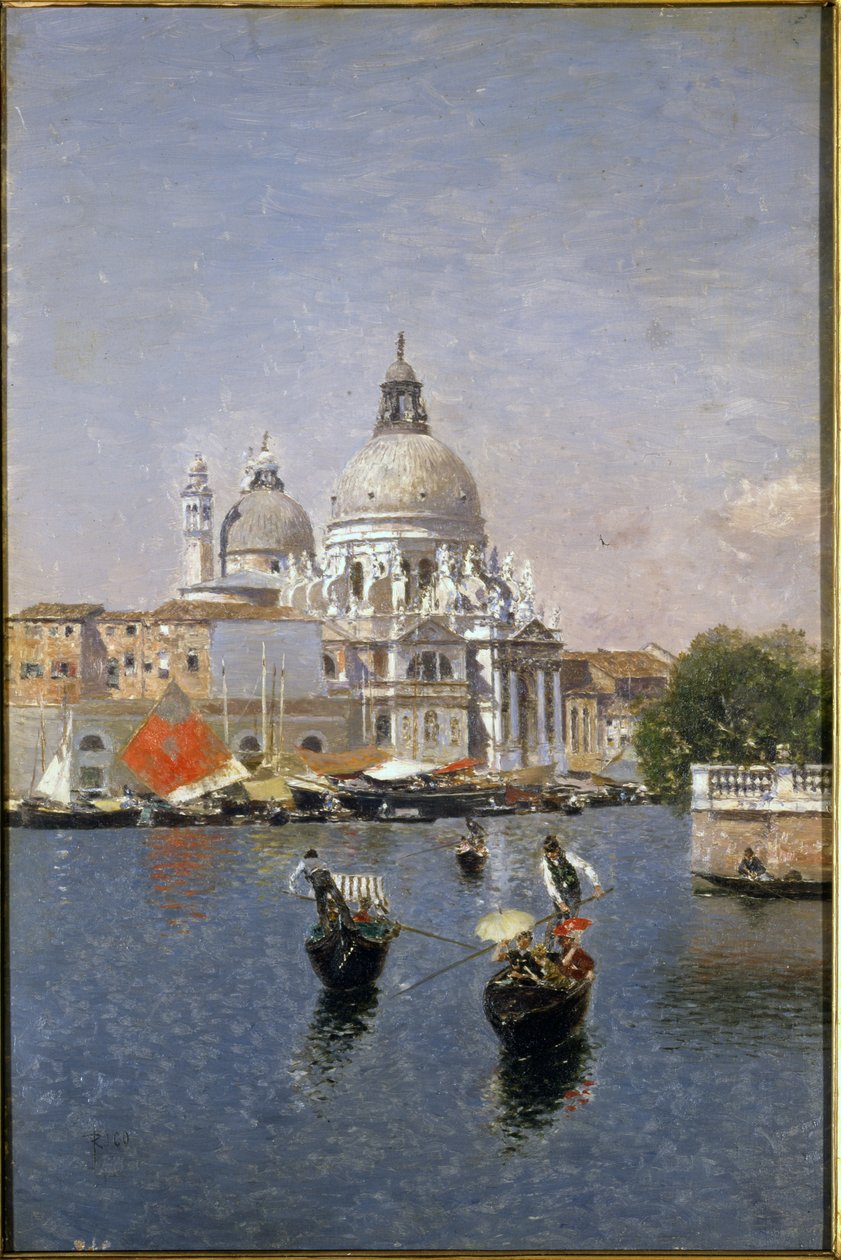 Santa Maria della Salute, Venezia av Martín Rico y Ortega