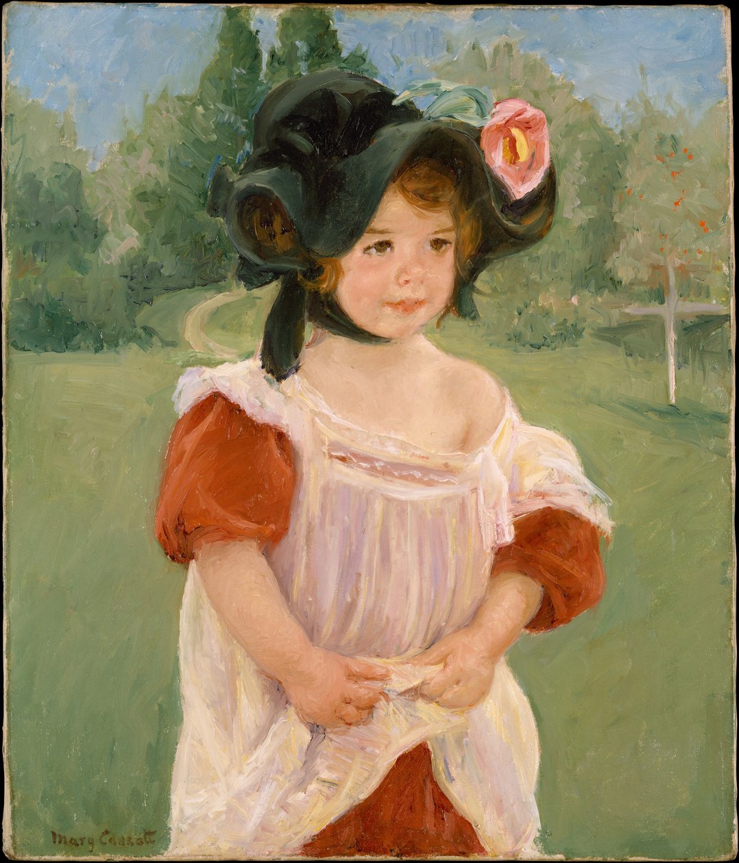 Barndom i en hage av Mary Cassatt