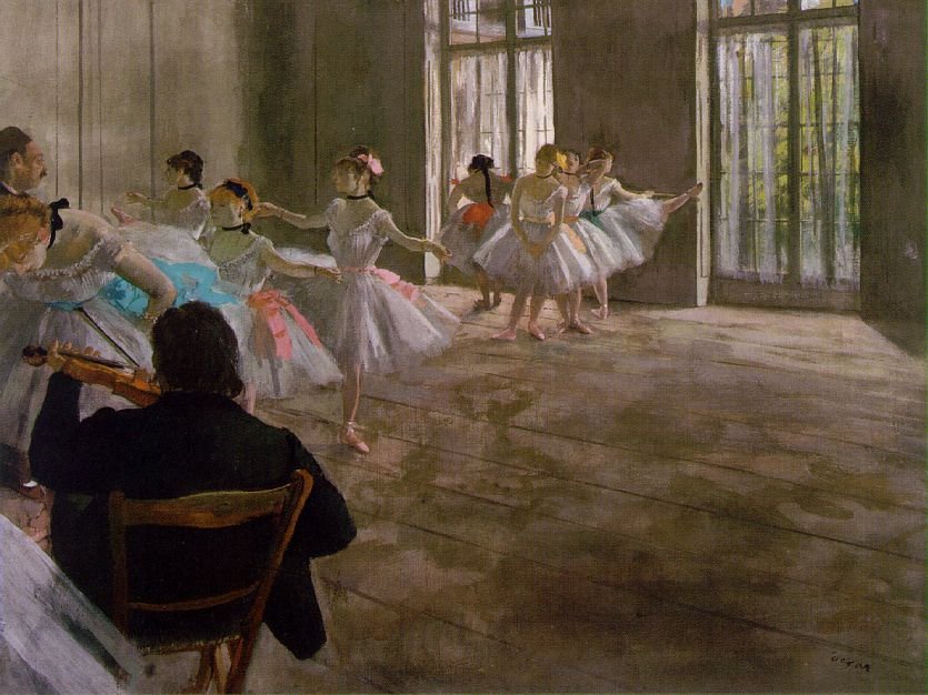 Danseskole av Mary Cassatt