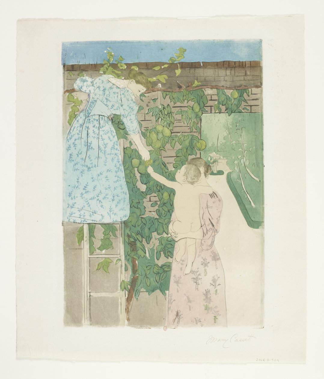 Grønnsakshagen av Mary Cassatt