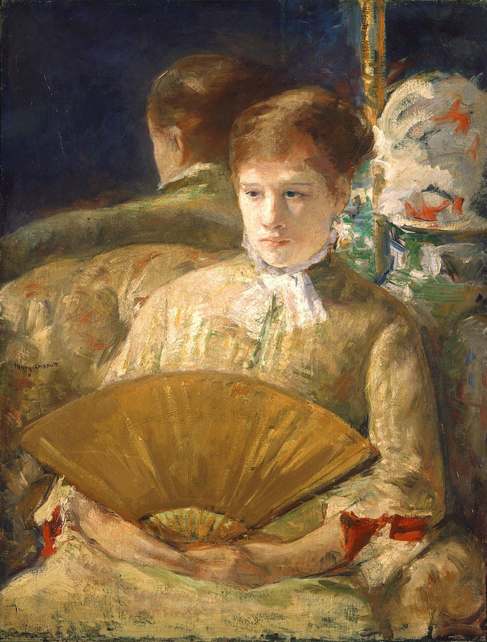 Kvinne med vifte av Mary Cassatt