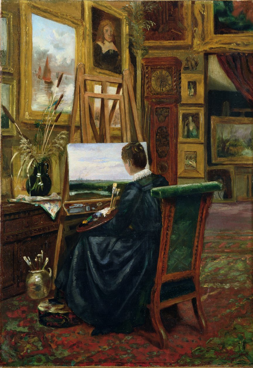 En damekunstner, 1887 av Mary Churchill