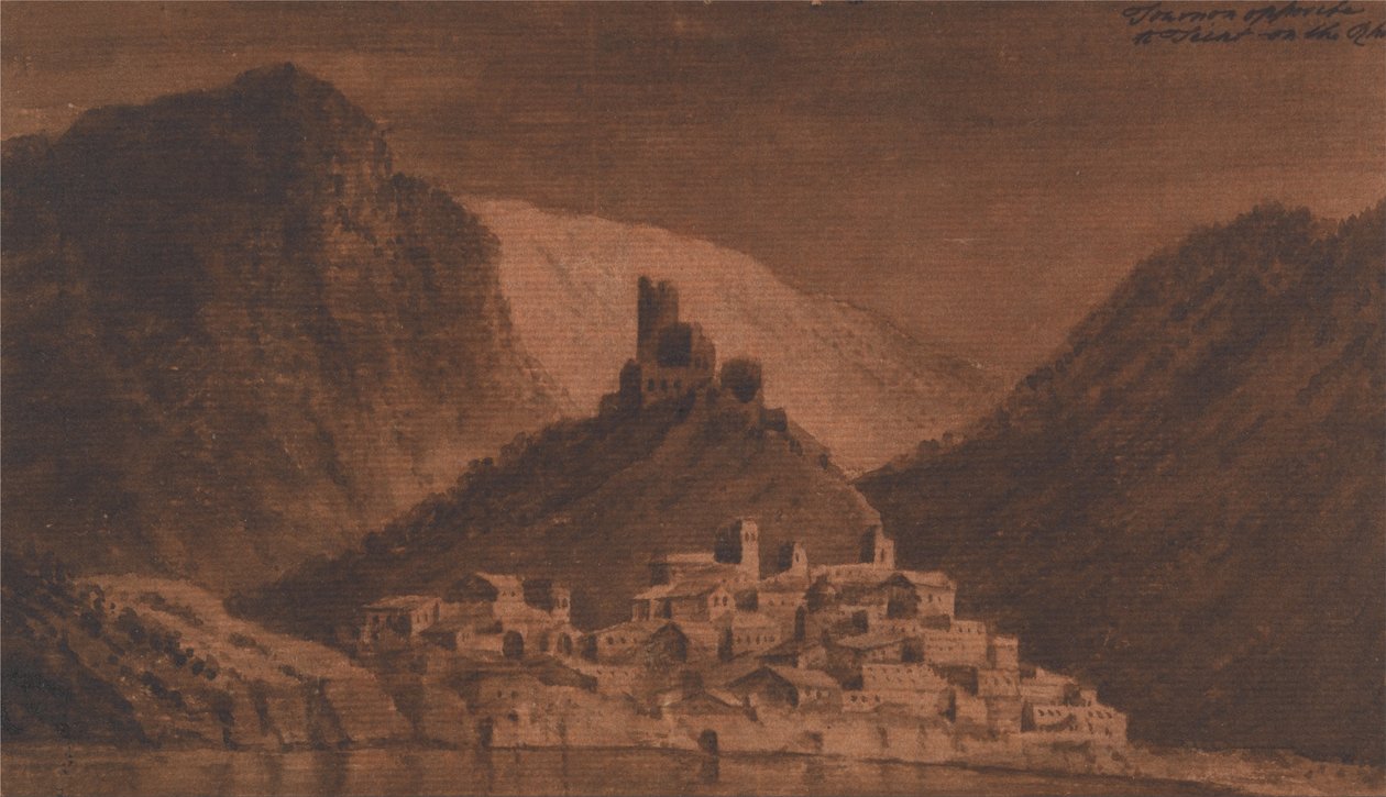 Tournon Motsatt til Teint på Rhône av Mary Harcourt