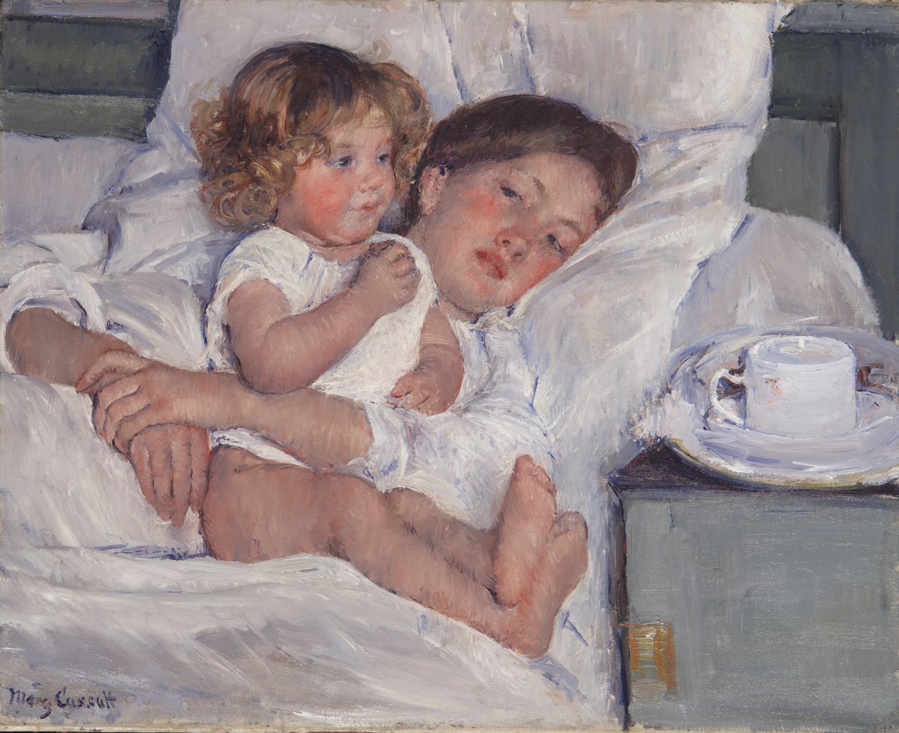 Frokost på sengen, 1897 av Mary Cassatt