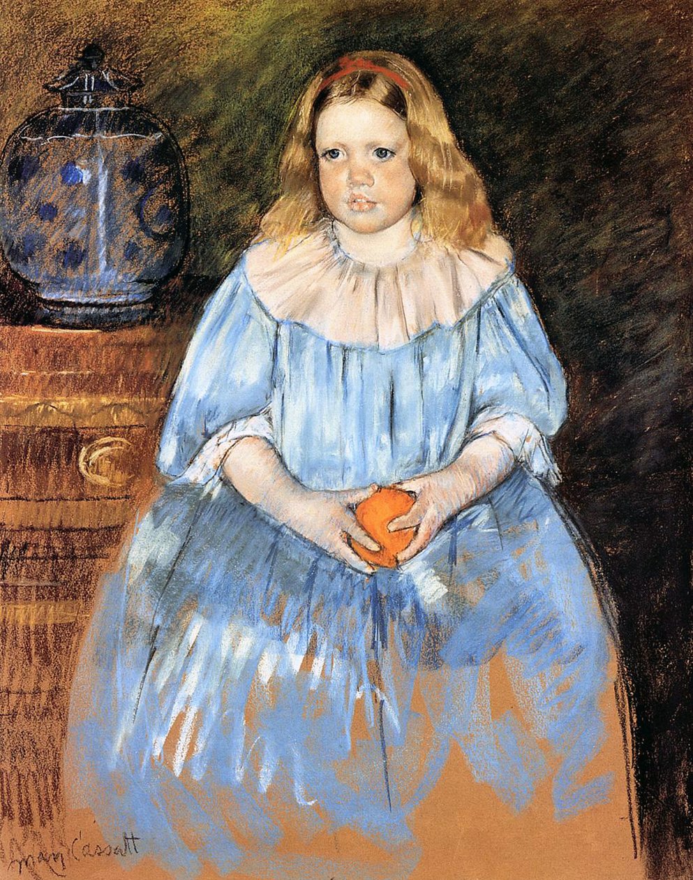 Margaret Milligan Sloan, 1893 (pastell på papir) av Mary Cassatt