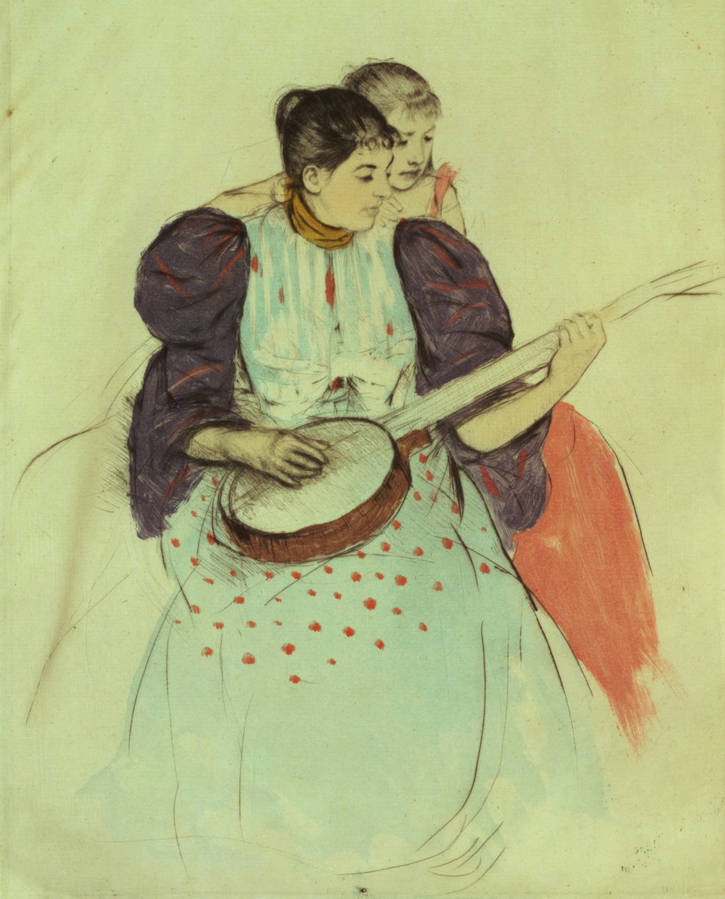 Mor og barn av Mary Cassatt