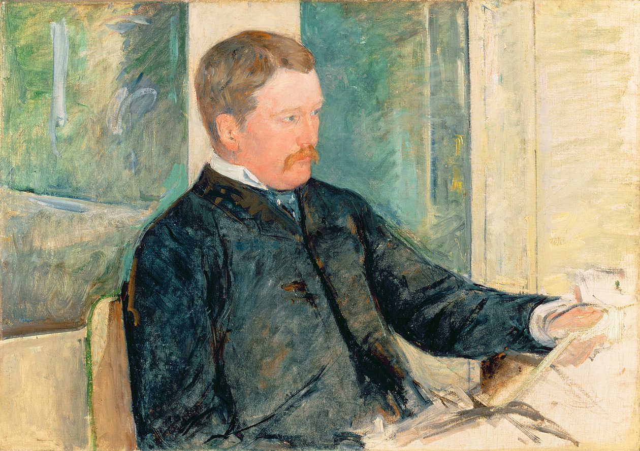 Portrett av Alexander J. Cassatt, ca. 1880 av Mary Cassatt