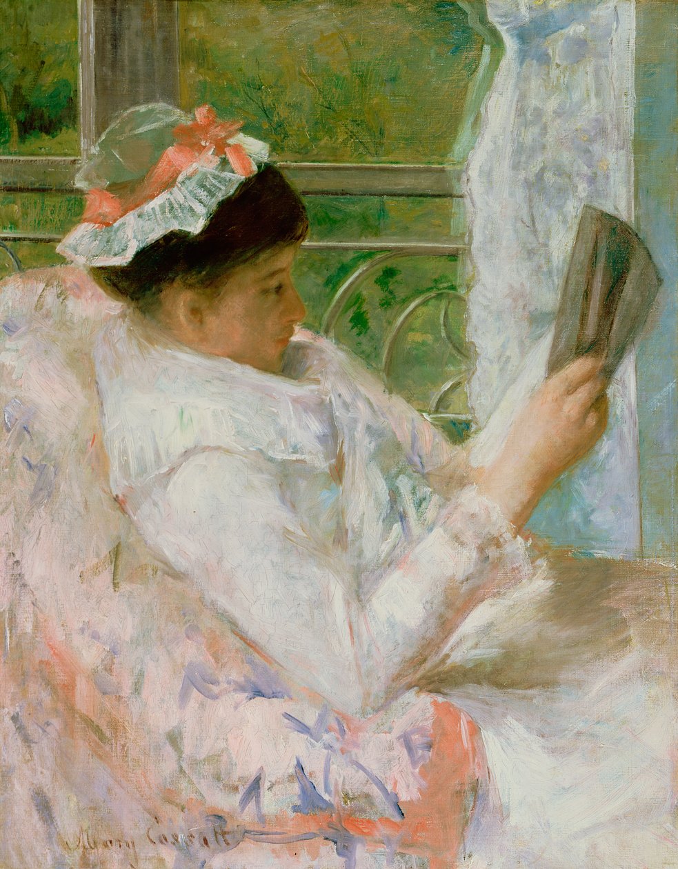 Leseren (Lydia Cassatt) ca. 1878 av Mary Cassatt