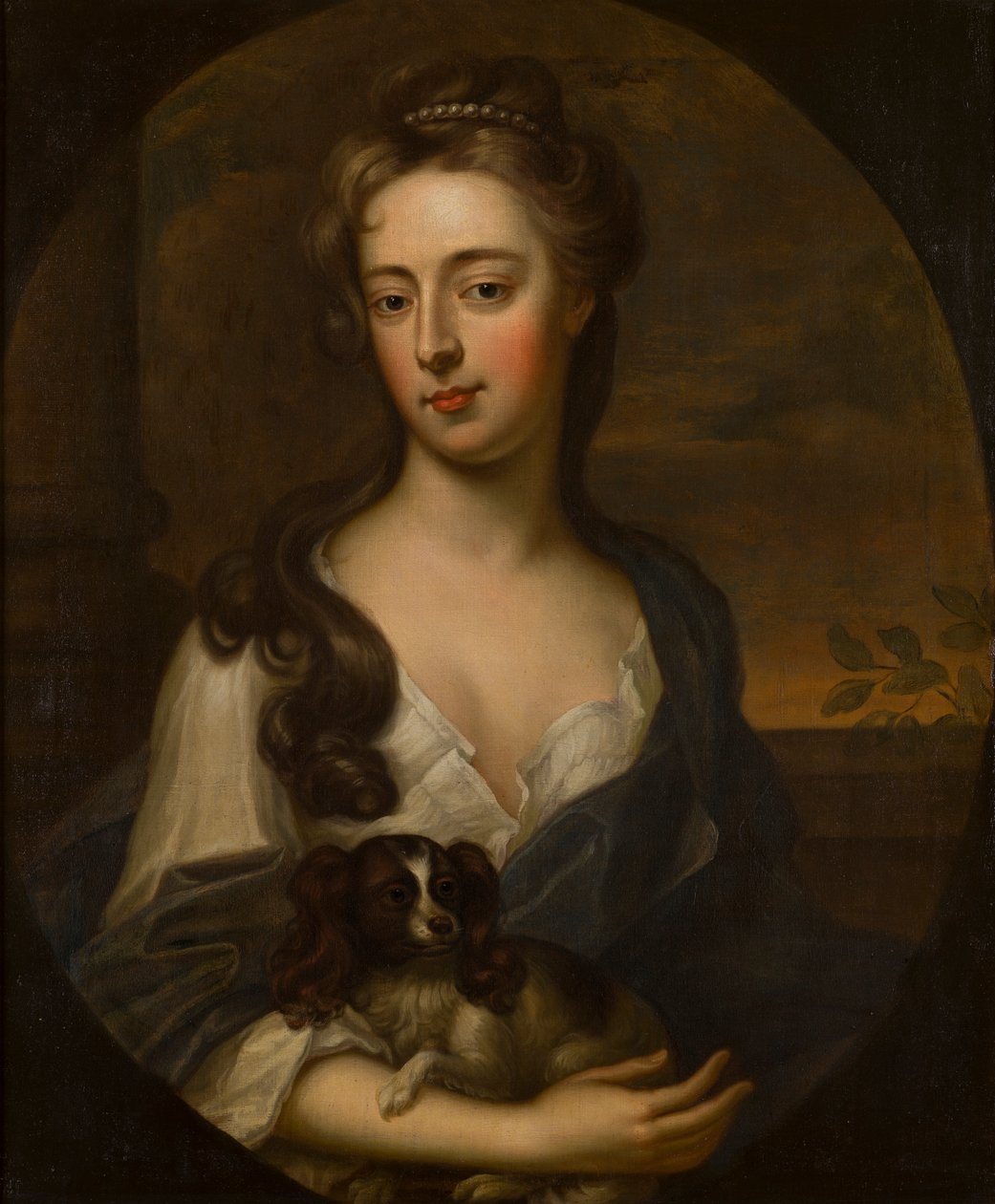 Portrett av Ursula Matthews, Lady Bridgeman (1673-1719), ca. 1693-99 (olje på lerret) av Mary (attr. to) Beale
