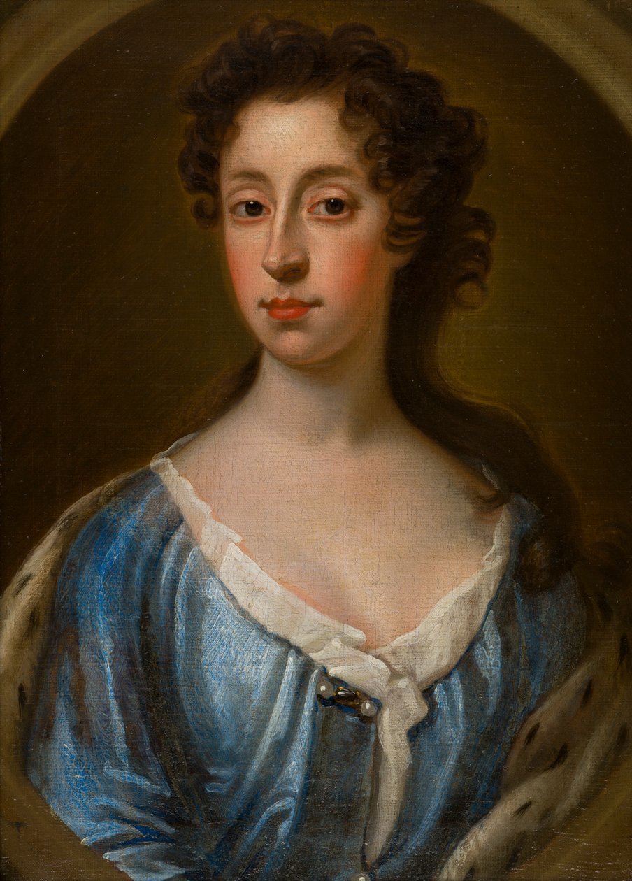 Portrett av Ann Grenville, grevinne av Kingston (1632/3-1699), ca. 1653-99 (olje på lerret) av Mary (follower of) Beale