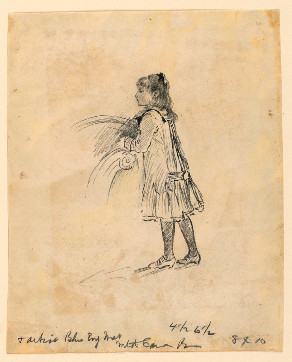 Marian Hague som barn av Mary A. Hallock Foote
