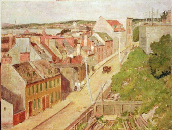 Quebec (olje på artistbrett) av Mary Bradish Titcomb