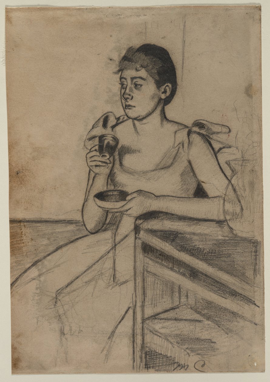 Kaffe etter middagen (forside) av Mary Cassatt