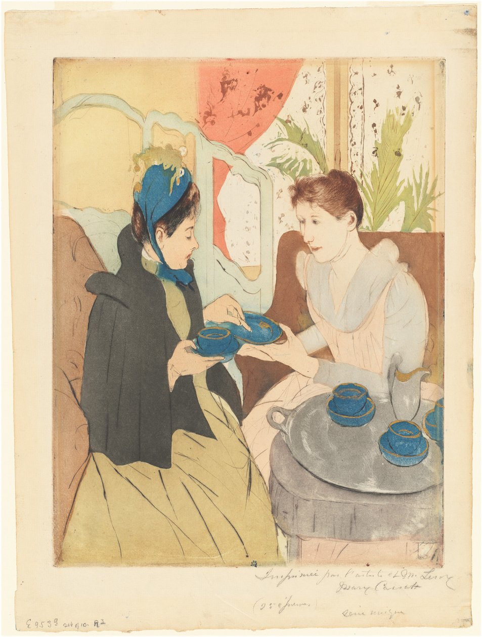 Afternoon Tea Party av Mary Cassatt