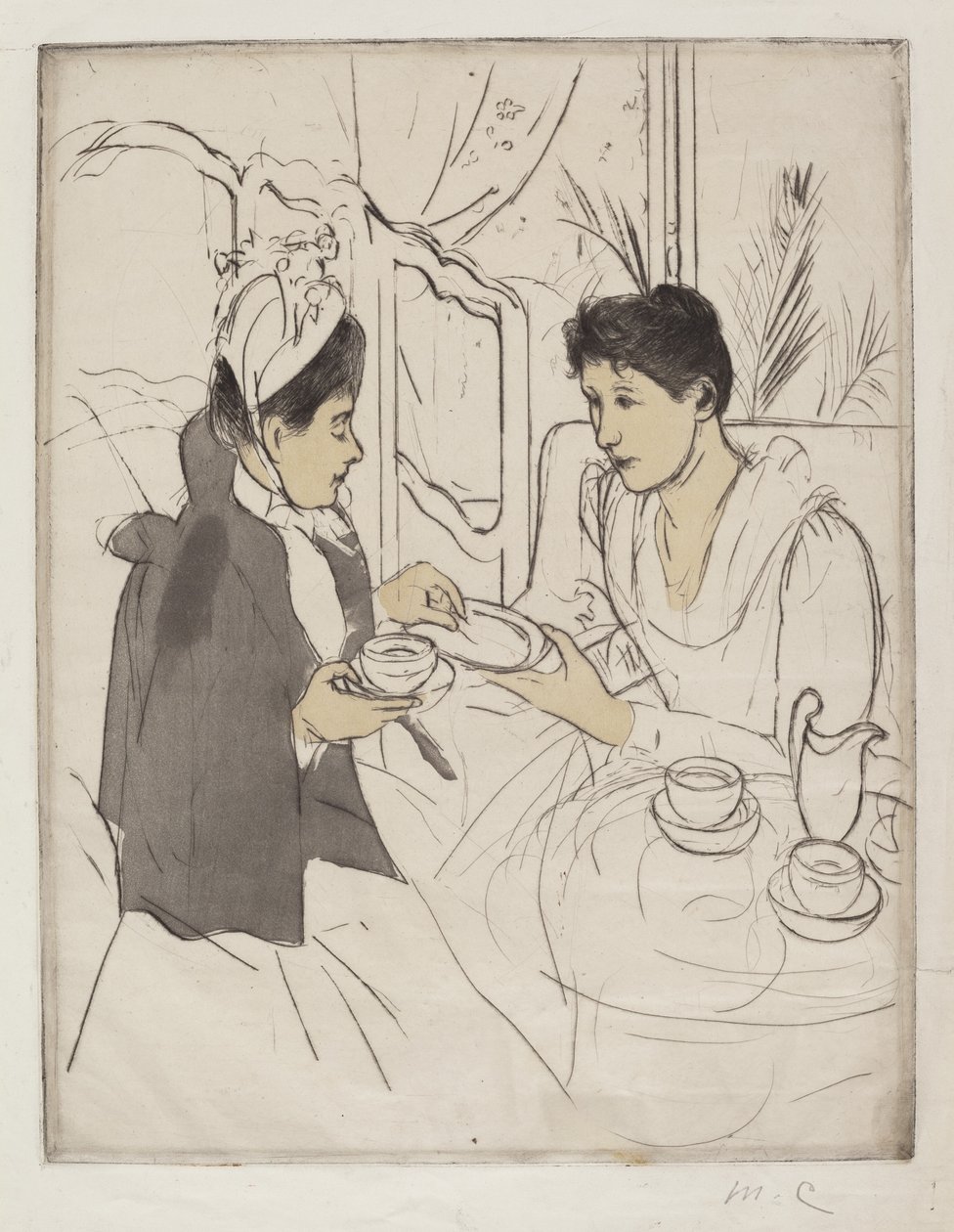 Afternoon Tea Party av Mary Cassatt