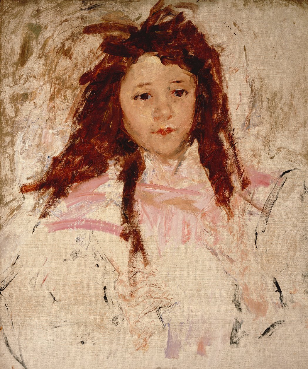 Agnes, 1910 av Mary Cassatt