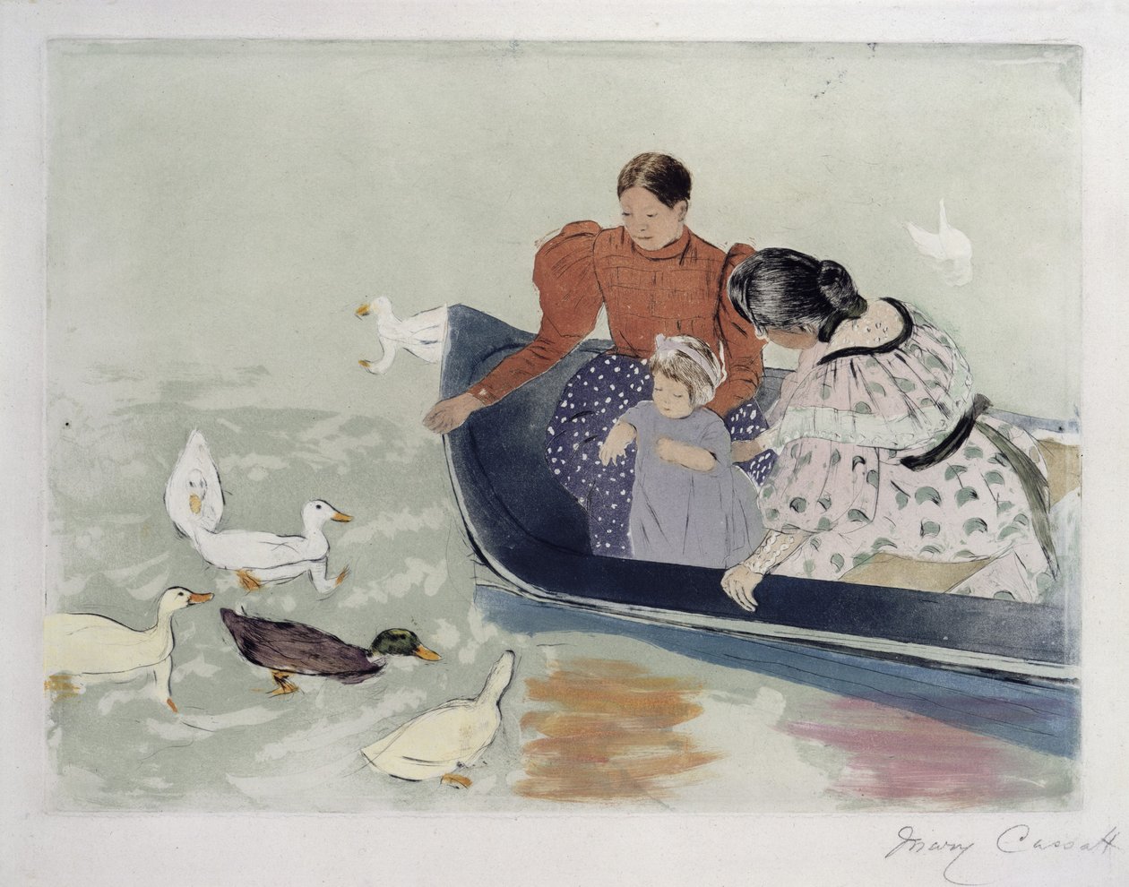 Mating av ender av Mary Cassatt